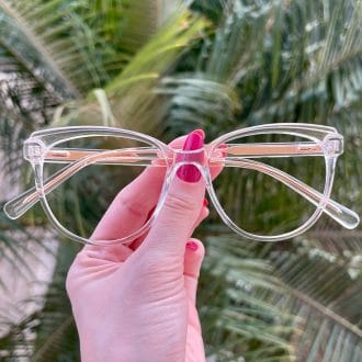 safine com br oculos de grau gatinho transparente maite