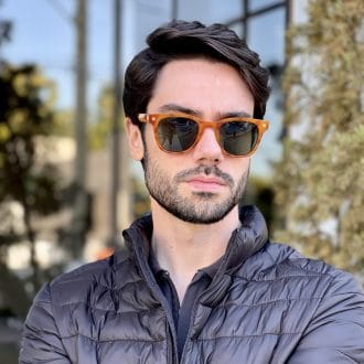 safine com br oculos de sol masculino quadrado caramelo leo 2