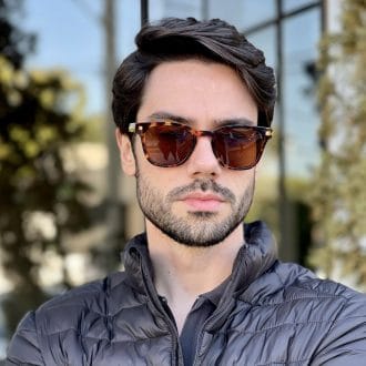safine com br oculos de sol masculino quadrado tartaruga leo 1