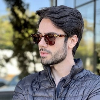 safine com br oculos de sol masculino quadrado tartaruga leo 3