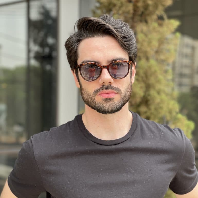 safine com br oculos 2 em 1 clip on acetato masculino redondo tartaruga silvio