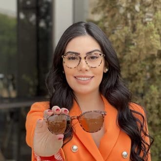 safine com br oculos 2 em 1 clip on acetato redondo tartaruga com marrom iara 1