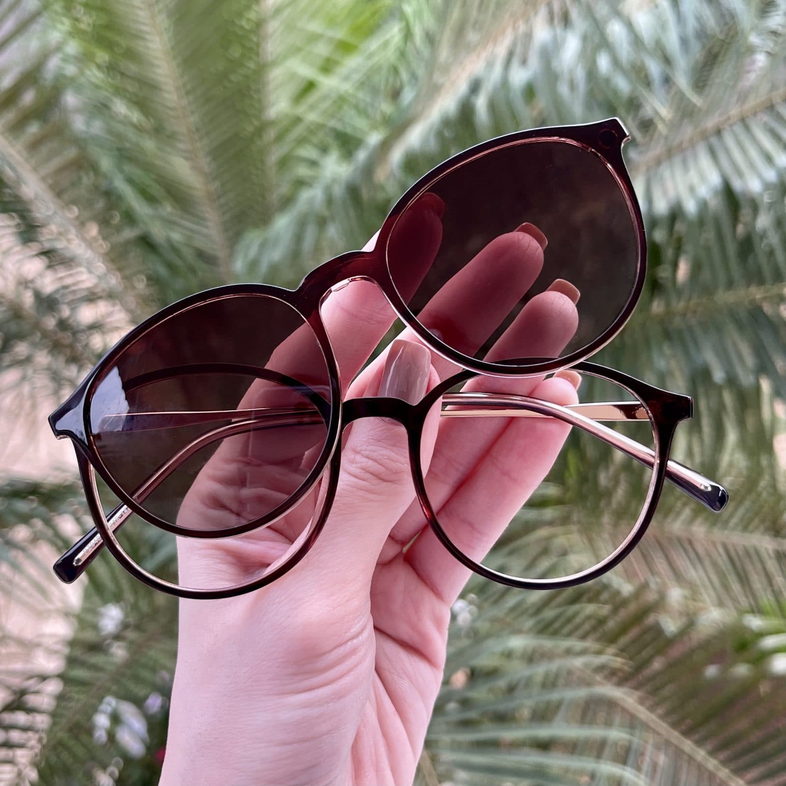 safine com br oculos 2 em 1 clip on redondo transparente paola 4