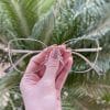 safine com br oculos de grau gatinho de metal azul com dourado malu 1
