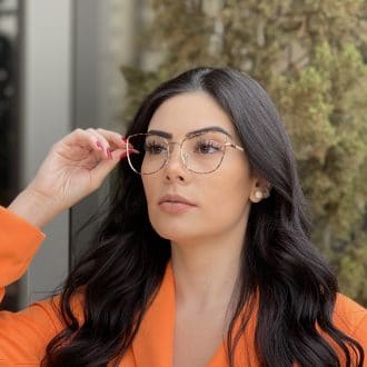 safine com br oculos de grau gatinho de metal tartaruga com dourado malu 1