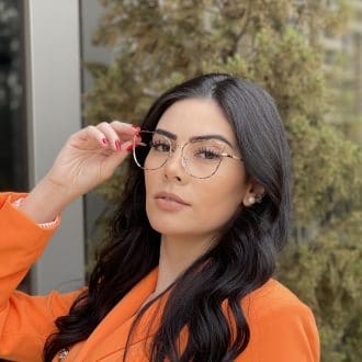 safine com br oculos de grau gatinho de metal tartaruga com dourado malu 4