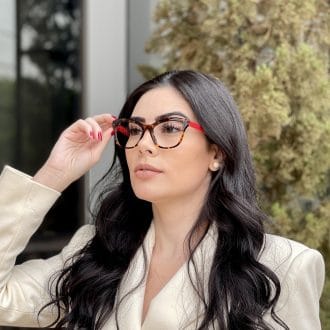safine com br oculos de grau gatinho em acetato tartaruga com vermelho jolie 2