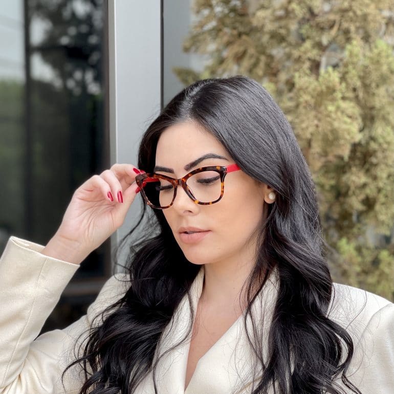 safine com br oculos de grau gatinho em acetato tartaruga com vermelho jolie 3
