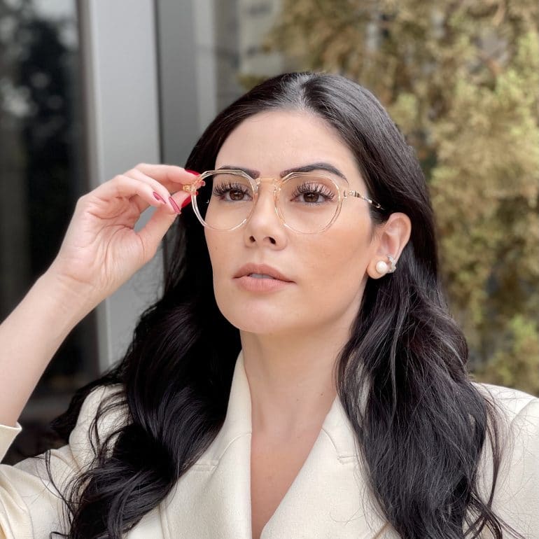 safine com br oculos de grau redondo dourado bianca 2