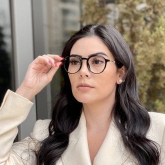 safine com br oculos de grau redondo preto bianca 2