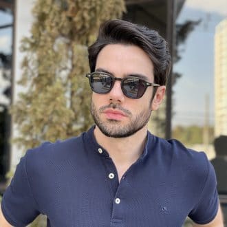 safine com br oculos de sol masculino quadrado preto fosco vitor 3