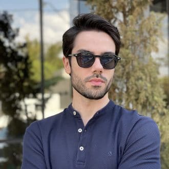 safine com br oculos de sol masculino quadrado preto fosco vitor