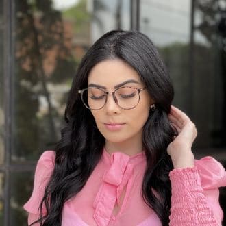 Óculos de Grau Redondo Tartaruga Vanessa