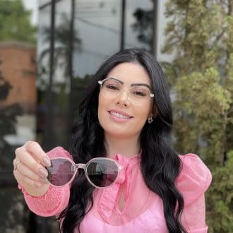safine com br oculos 2 em 1 clip on redondo transparente marcela 2