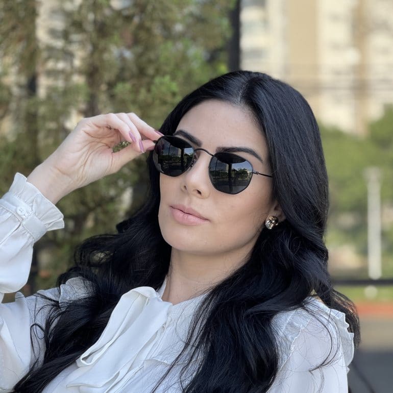 safine com br oculos de sol hexagonal dourado e preto flat 1