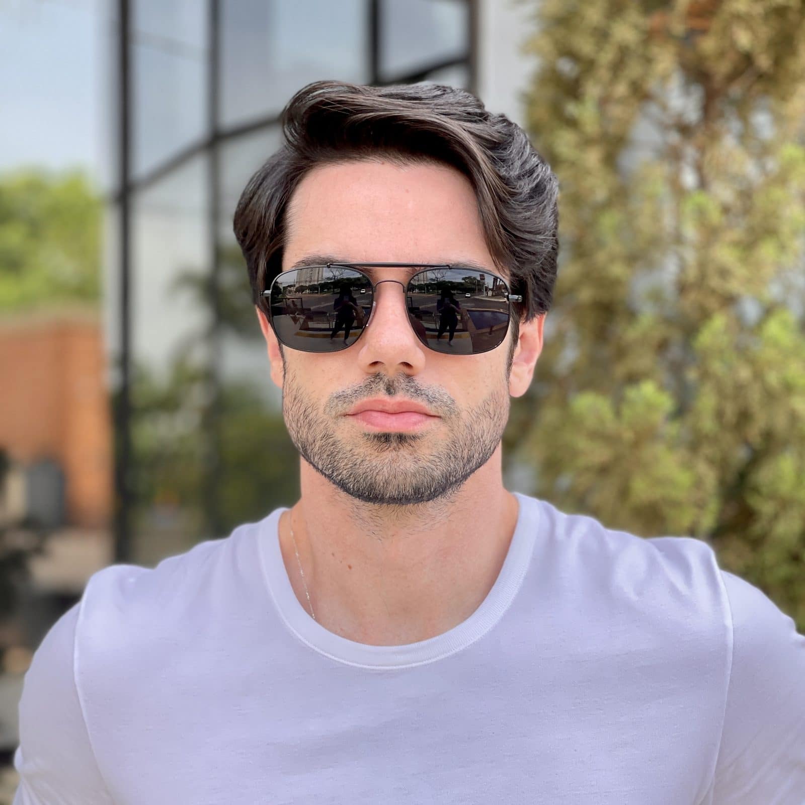 Óculos de Sol Masculino Aviador Preto Murilo