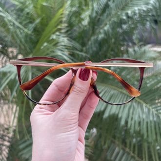 safine com br oculos 2 em 1 clip on gatinho marsala com tartaruga analu