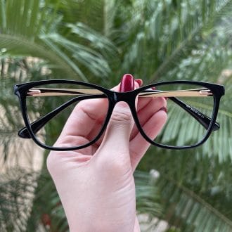safine com br oculos de grau retangular preto filipa 1