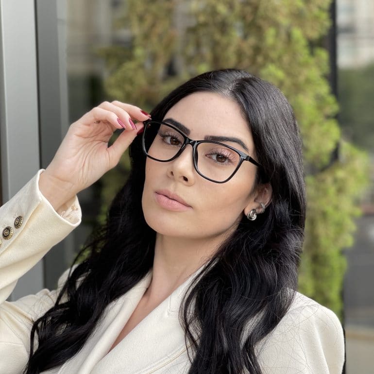 safine com br oculos de grau retangular preto filipa 3