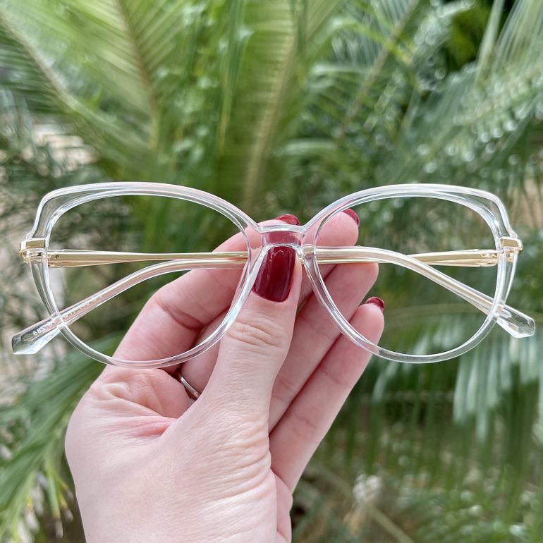 Óculos de Grau Gatinho Transparente Pietra