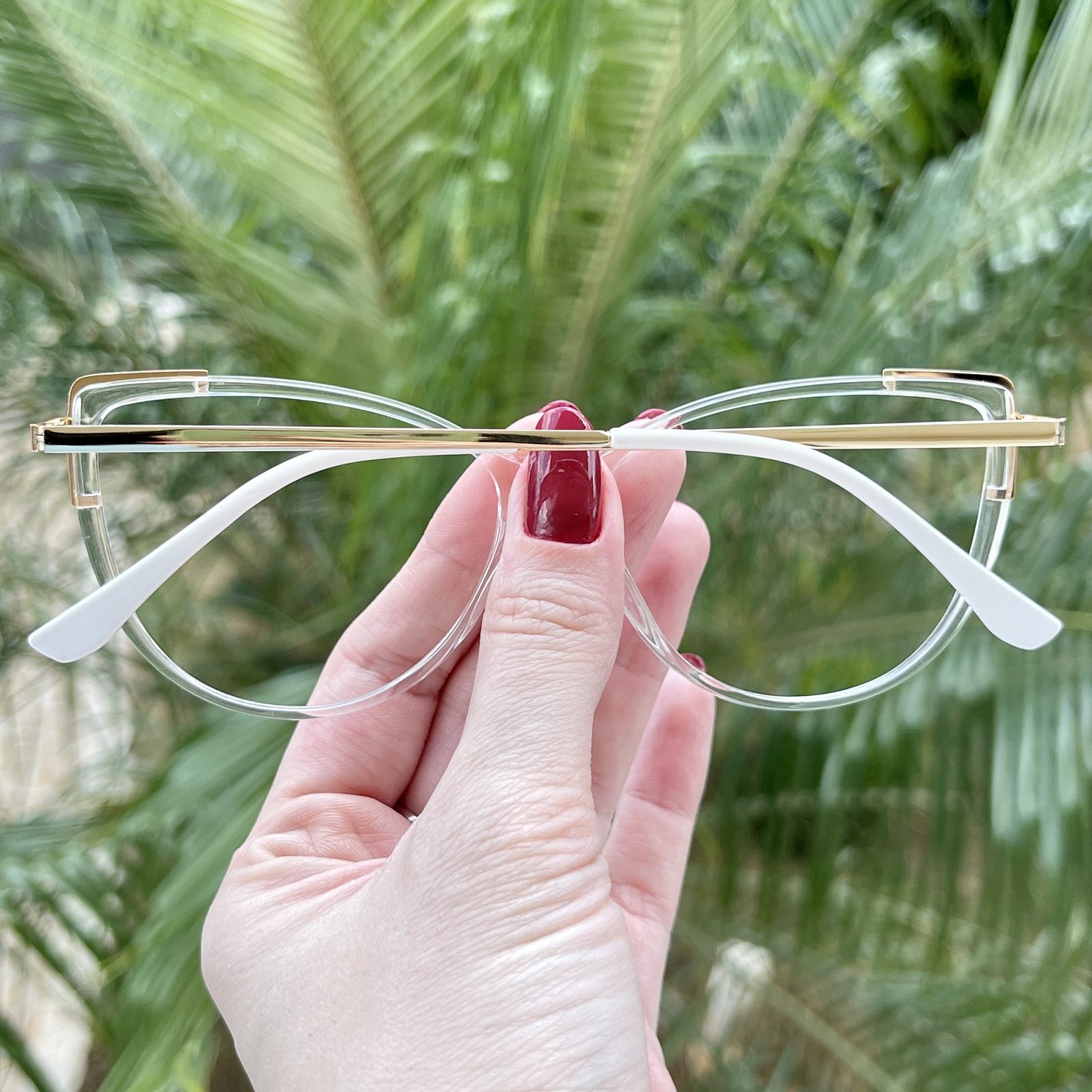 Óculos de Grau Gatinho Transparente Yasmin Óculos de Grau Gatinho Transparente Yasmin
