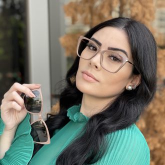 safine com br oculos 2 em 1 clip on gatinho nude stela 7
