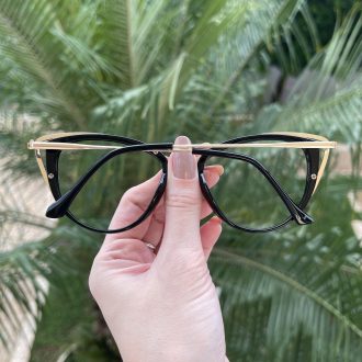 safine com br oculos 2 em 1 clip on gatinho preto jessy