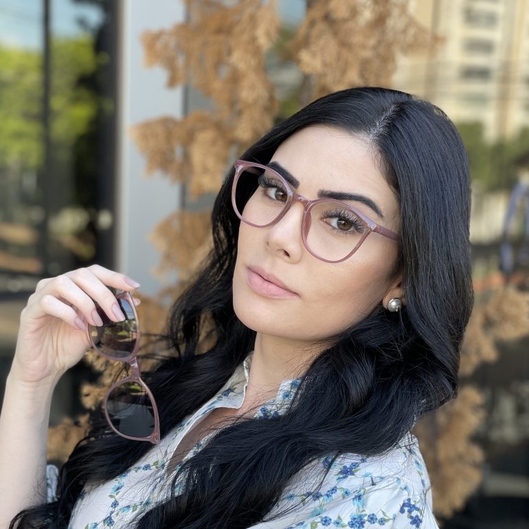 safine com br oculos 2 em 1 clip on redondo rose taina 23