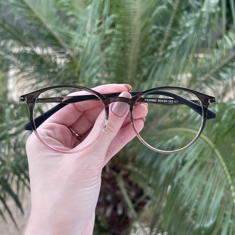 safine com br oculos 2 em 1 redondo cinza com rosa cloe 1