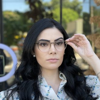 safine com br oculos 2 em 1 redondo cinza com rosa cloe 4