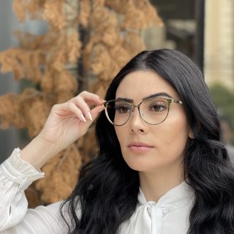safine com br oculos de grau gatinho dourado com tartaruga anahi 3