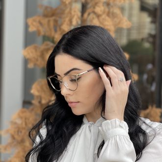 safine com br oculos de grau gatinho dourado com tartaruga anahi 5