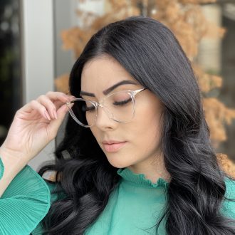 safine com br oculos de grau gatinho transparente samantha