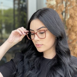 safine com br oculos de grau quadrado marrom dafne 1