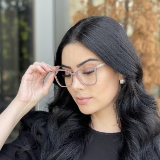safine com br oculos de grau quadrado nude dafne 3