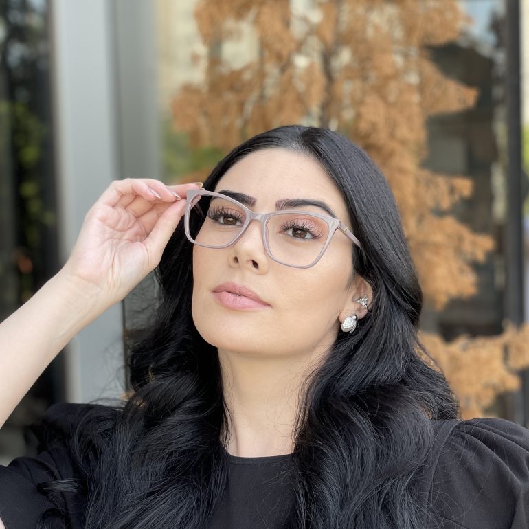 safine com br oculos de grau quadrado nude dafne 4