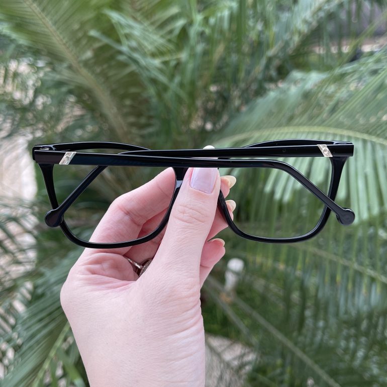 safine com br oculos de grau quadrado preto dafne 1