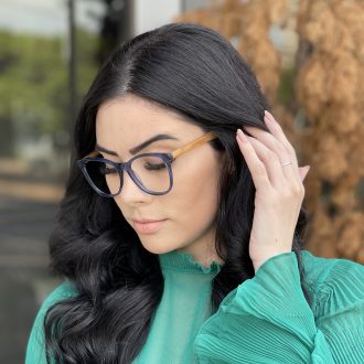 safine com br oculos de grau redondo em acetato azul helena 1