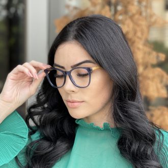 safine com br oculos de grau redondo em acetato azul helena 2