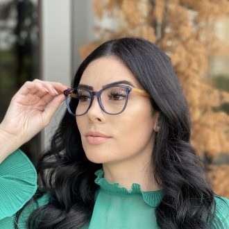safine com br oculos de grau redondo em acetato azul helena 4