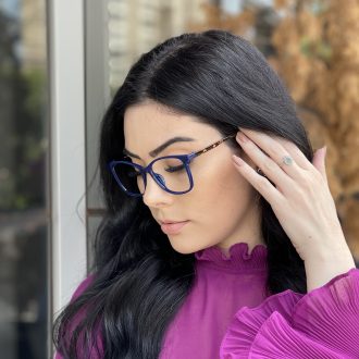 safine com br oculos de grau retangular azul munique 3
