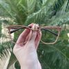 safine com br oculos de grau retangular nude luma 1