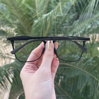 safine com br oculos de grau retangular preto luma