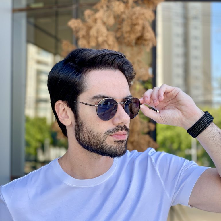 safine com br oculos de sol masculino polarizado aviador grafite maicon 1