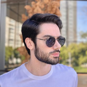 safine com br oculos de sol masculino polarizado aviador grafite maicon 2