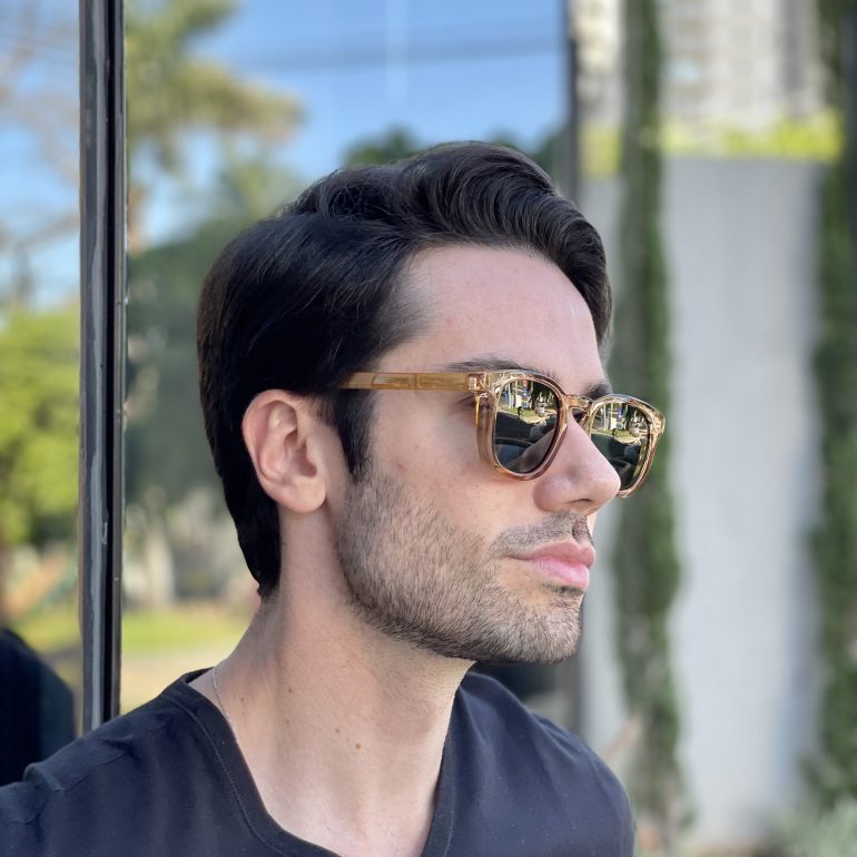 safine com br oculos de sol masculino quadrado champanhe enrico copia 1