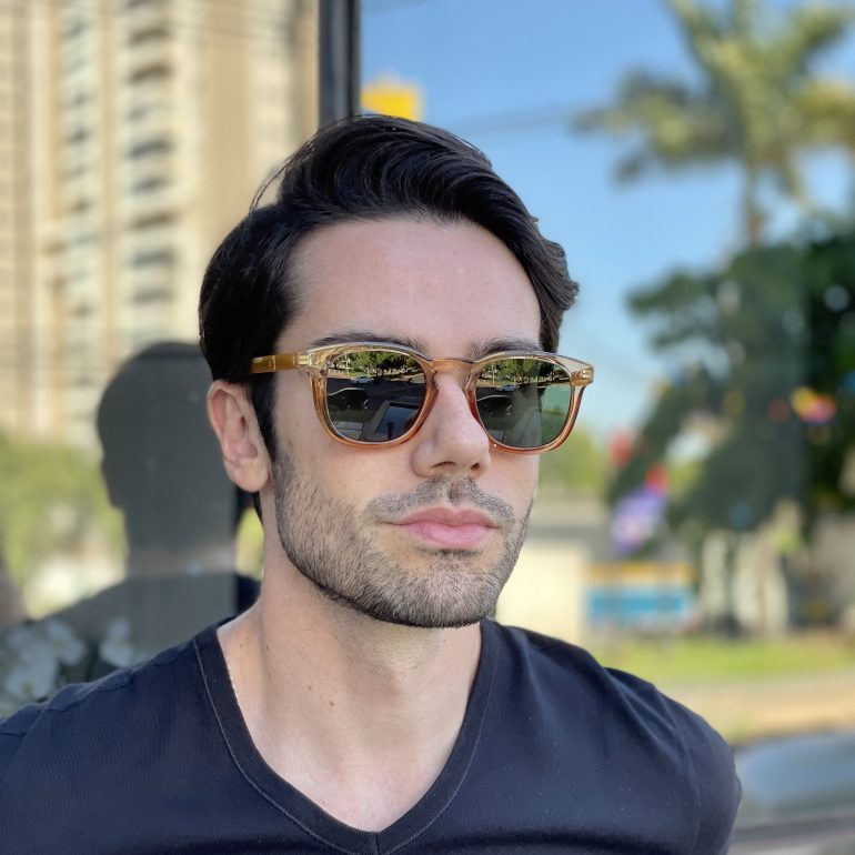 safine com br oculos de sol masculino quadrado champanhe enrico copia 2