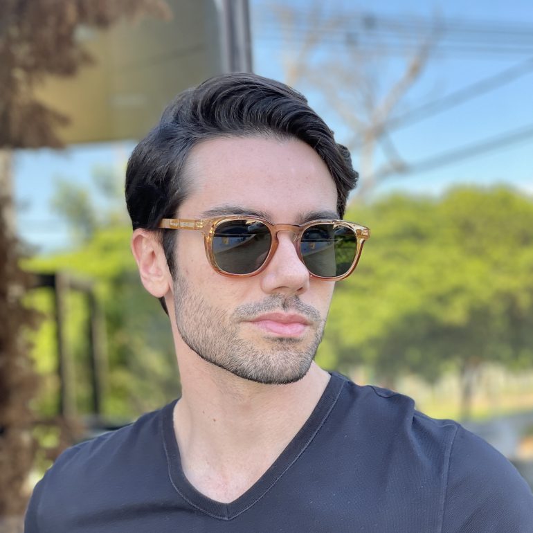 safine com br oculos de sol masculino quadrado champanhe enrico copia 3