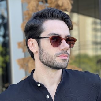 safine com br oculos de sol masculino quadrado marrom luis fernando 2