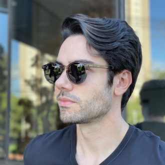 safine com br oculos de sol masculino redondo cinza anthony 2
